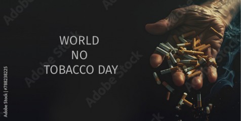 text world no tobacco day