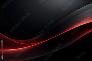 Dark grey black abstract background with red glowing lines design for business, social media, advertising event. modern technology innovation concept background banner