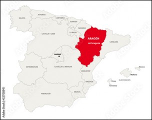 Autonome Region Aragon, Spanien