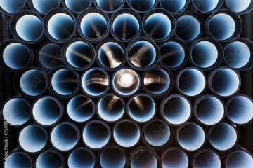background of colorful PVC pipes
