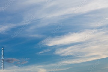 blue sky and white cloud, cloudy sky background