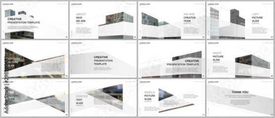 Presentations design, portfolio vector templates with architecture design. Abstract modern architectural background. Multipurpose template for presentation slide, flyer leaflet, brochure cover, report