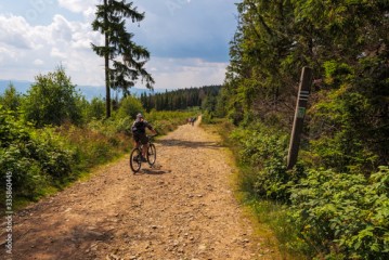 Jazda rowerem górskim po szlakach Beskidu Śląskiego