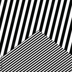 abstract background consists of black and white stripes intersecting at different angles 