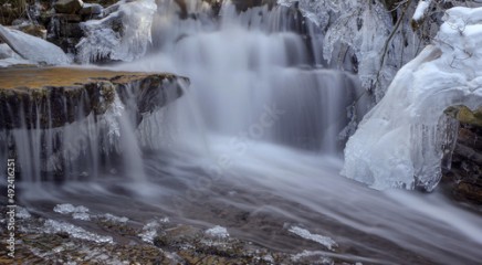 Zimowy wodospad 
