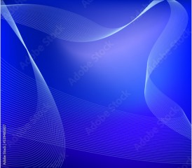 Background gradient blue color modern wavy lines