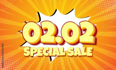 02.02 special sale typography editable text effect
