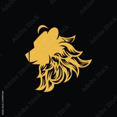 Bear Head face logo design template, vector illustration design suitable for your company