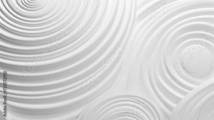 White abstract modern transparency circle presentation background. Circles Background, Luxury, Premium, Elegant Style. Futuristic Circular Concept.