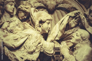religion sculptures, angels romantic gothic