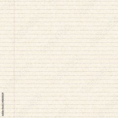 Illustration of a sheet of lined paper