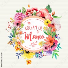 Dzień Matki 26 Maja - kartka z napisem 
