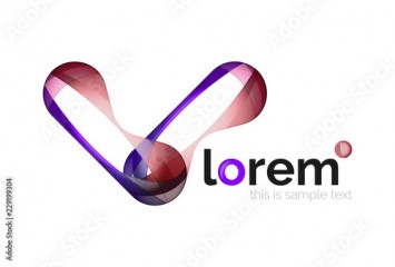 Logo, abstract geometric icon