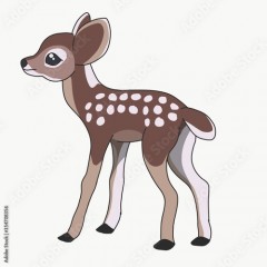 ciervo bebé pequeño bambi 