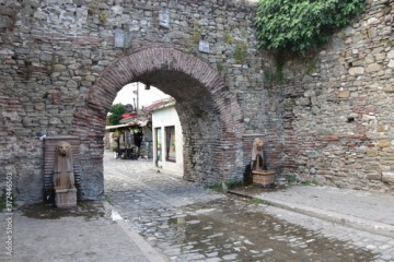 Elbasan zamek centrum starego miasta Albania