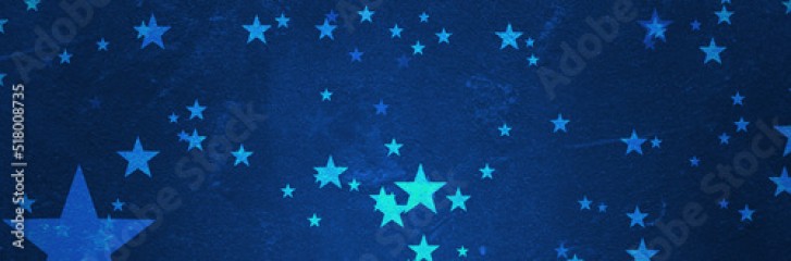 Dark blue star background. Navy day, veterans day, sparkle stars at navy blue background. old vintage grunge texture.