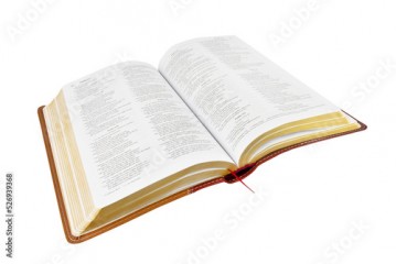Bible isolated on a white background.