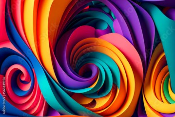  Colorful wallpaper background. Multicolored swirl. Generative AI.