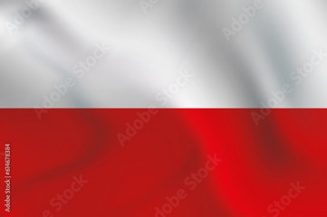 Austria country national flag in the wind illustration image