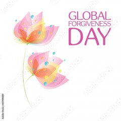 Global Forgiveness Day.Geometric design suitable for greeting card poster and banner