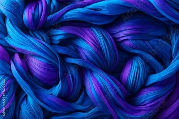 Neon blue and electric purple intermingling in a captivating neon liquid color fusion.