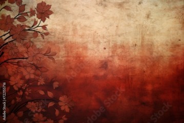 mahogany abstract floral background with natural grunge textures