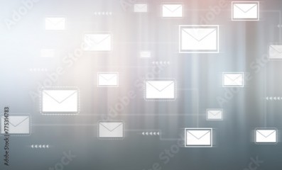 email and notification concept, business