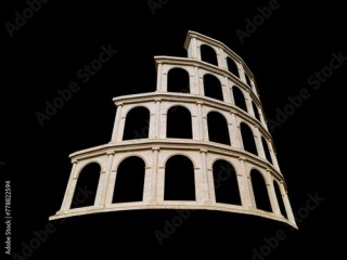 Details, elements of buildings classical architecture. Isolated on a black. Templates for art, design.